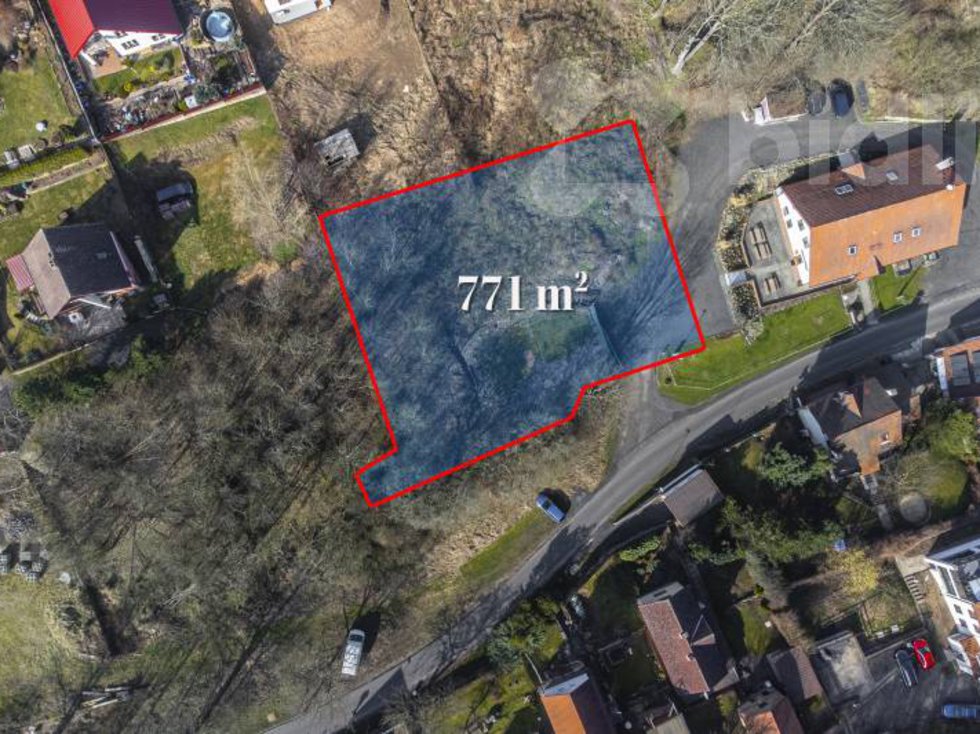 Prodej stavební parcely 771 m², Velemín