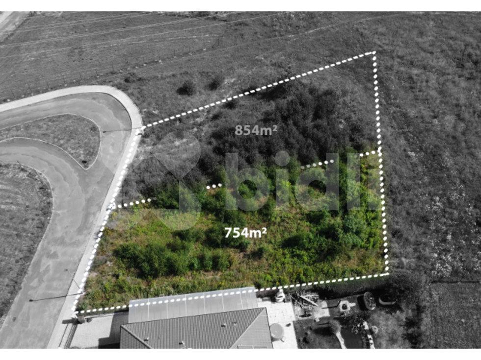 Prodej stavební parcely 754 m², Káraný