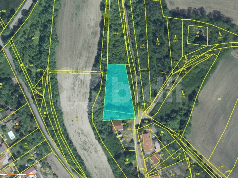 Prodej stavební parcely 1544 m², Chržín