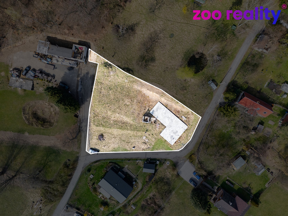 Prodej stavební parcely 1691 m², Litvínov
