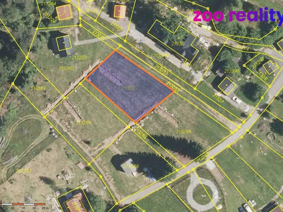 Prodej stavební parcely 647 m², Vimperk