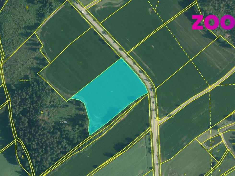 Prodej zemědělské půdy 14150 m², Horní Pěna