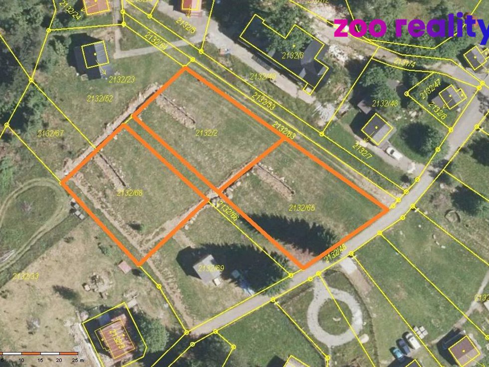 Prodej stavební parcely 2112 m², Vimperk