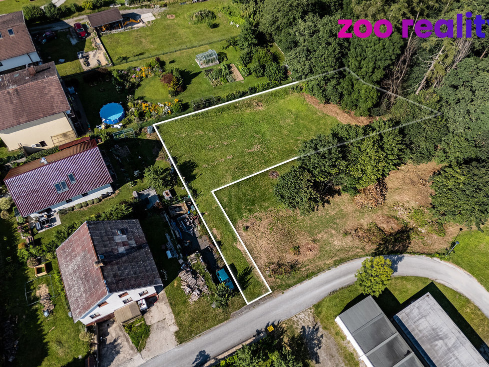 Prodej stavební parcely 997 m², Římov