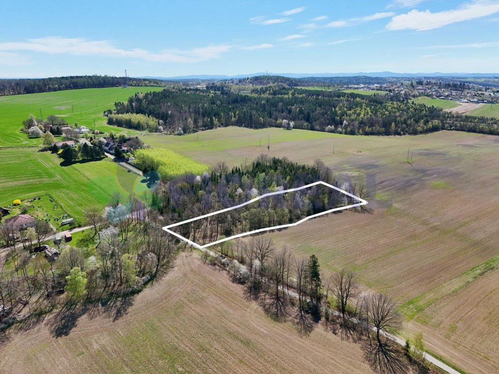 Prodej stavební parcely 6449 m², Libníč