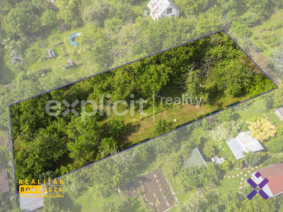  Prodej zahrady 983 m² - Uhersky Brod1