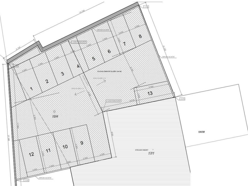 Prodej parkovacího místa 12 m², Kozmice