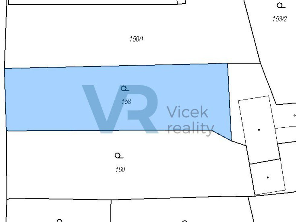 Prodej stavební parcely 1397 m², Kocelovice