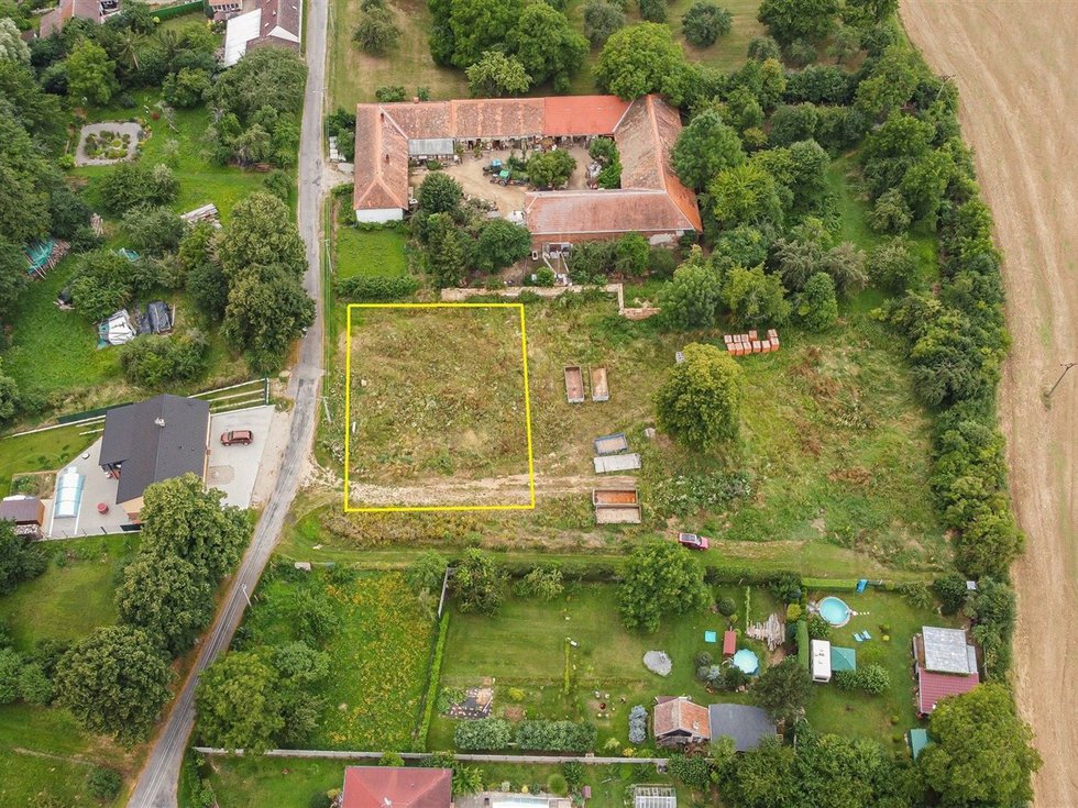 Prodej stavební parcely 1000 m², Moravské Budějovice