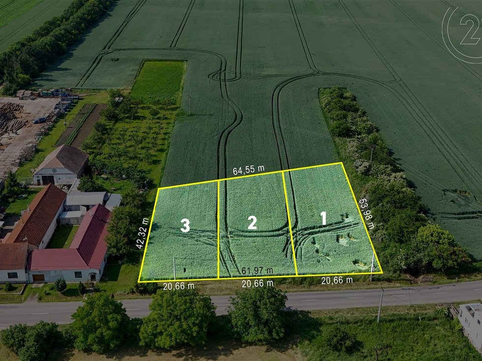 Prodej stavební parcely 1000 m², Znojmo