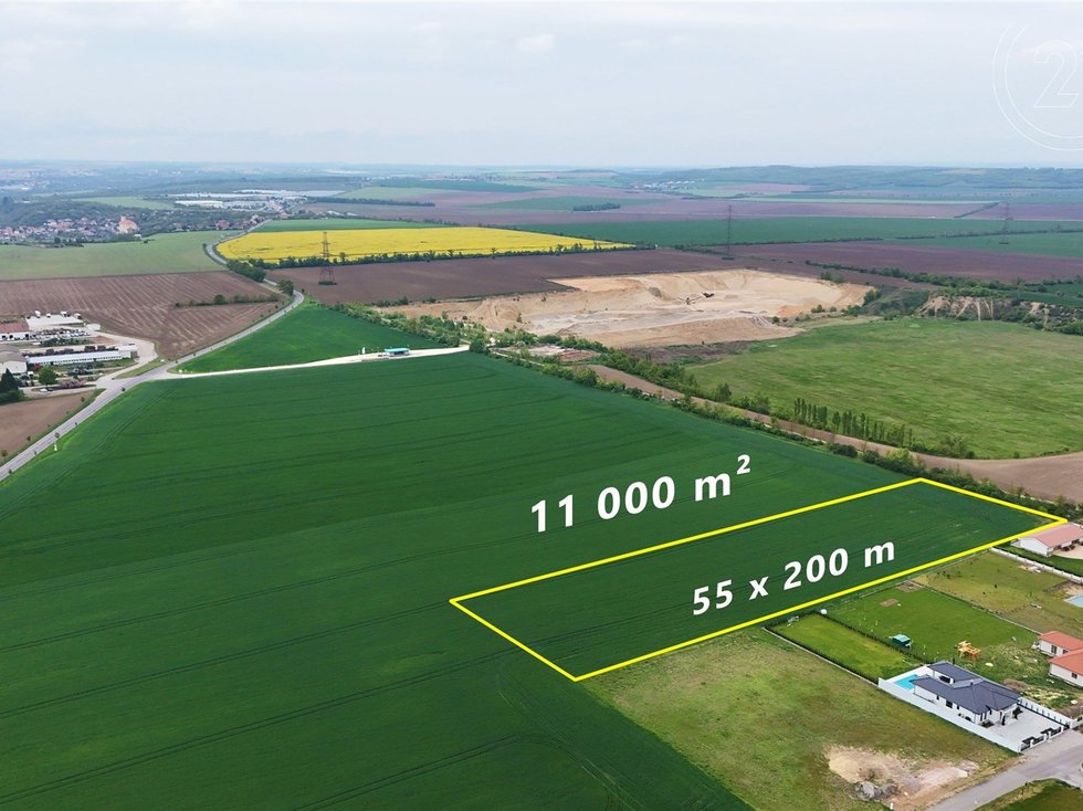 Prodej komerčního pozemku 11000 m², Tasovice