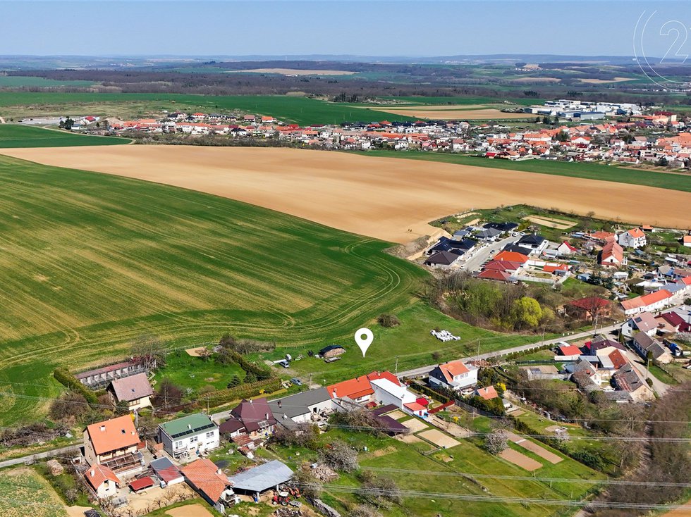 Prodej stavební parcely 1133 m², Višňové