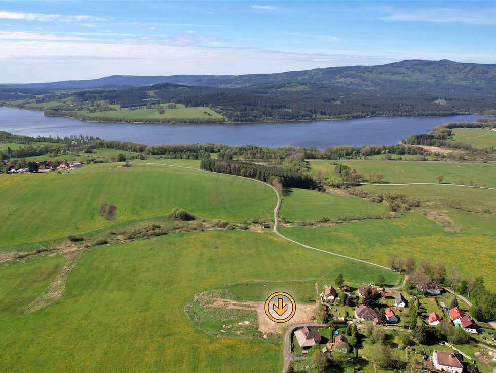 Prodej stavební parcely 882 m², Horní Planá