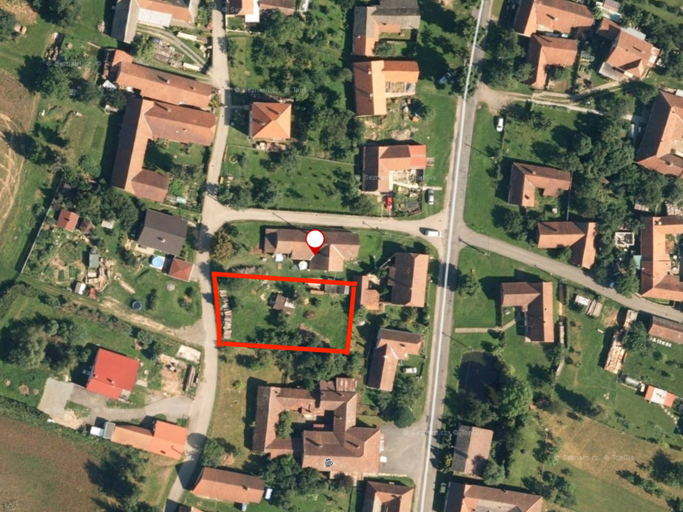 Prodej stavební parcely 1044 m², Horní Štěpánov