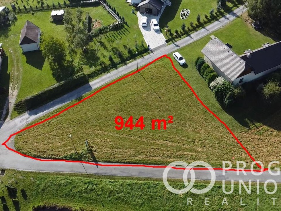 Prodej stavební parcely 977 m², Černá Voda