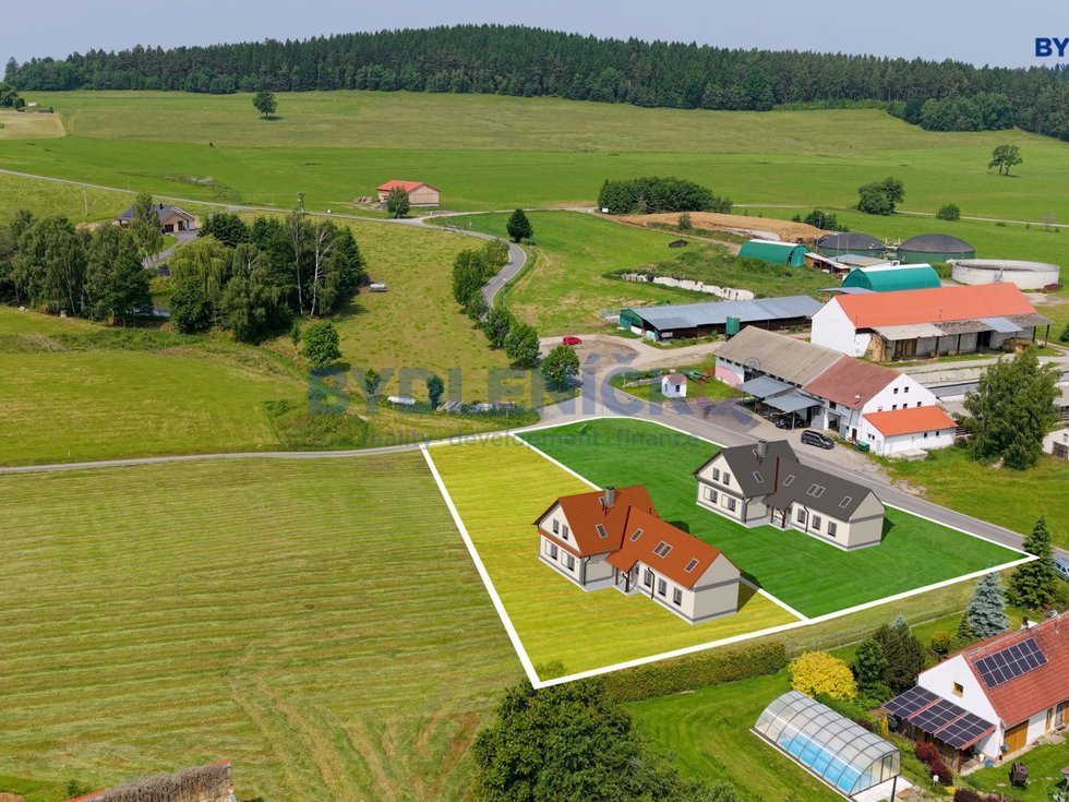 Prodej stavebních pozemků pro výstavbu RD, 1587 m2