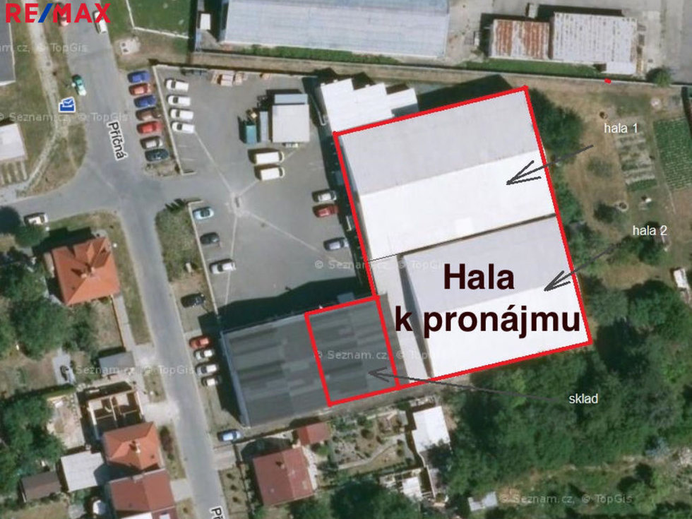 Pronájem skladu 727 m², Olomouc