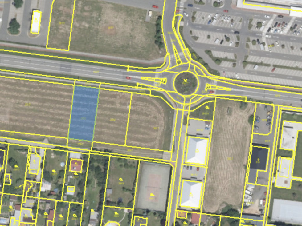 Prodej stavební parcely 990 m², Prostějov
