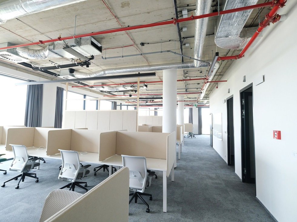 Pronájem kanceláře 1544 m², Praha
