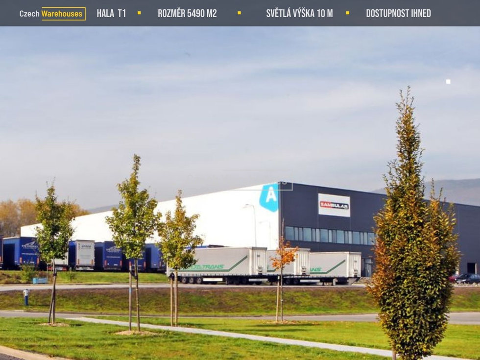 Pronájem skladu 5490 m², Teplice