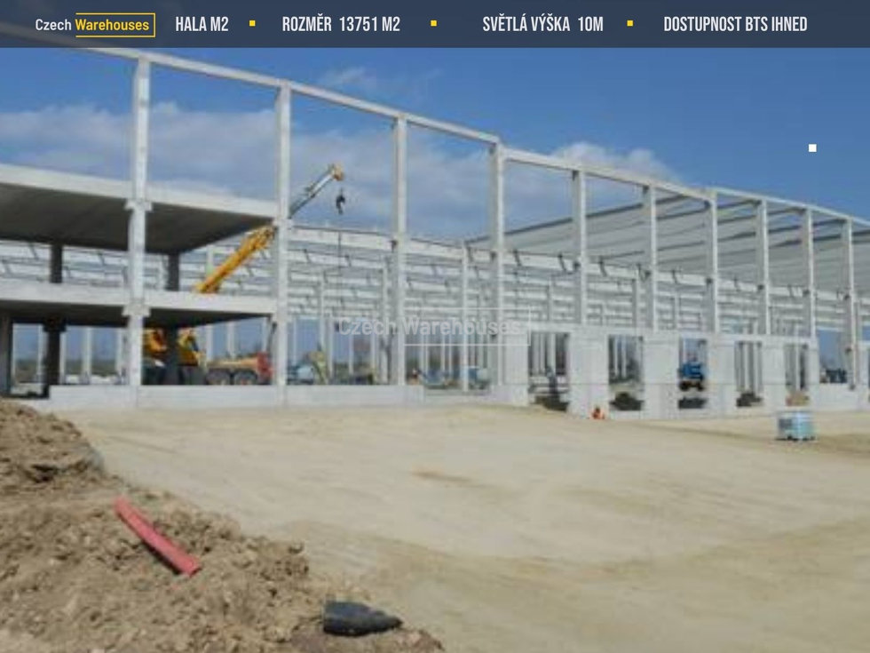 Pronájem skladu 13741 m², Brno