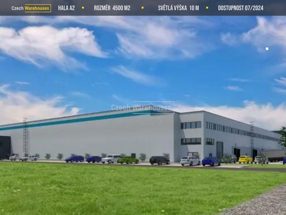 Pronájem skladu 4500 m², Příšovice