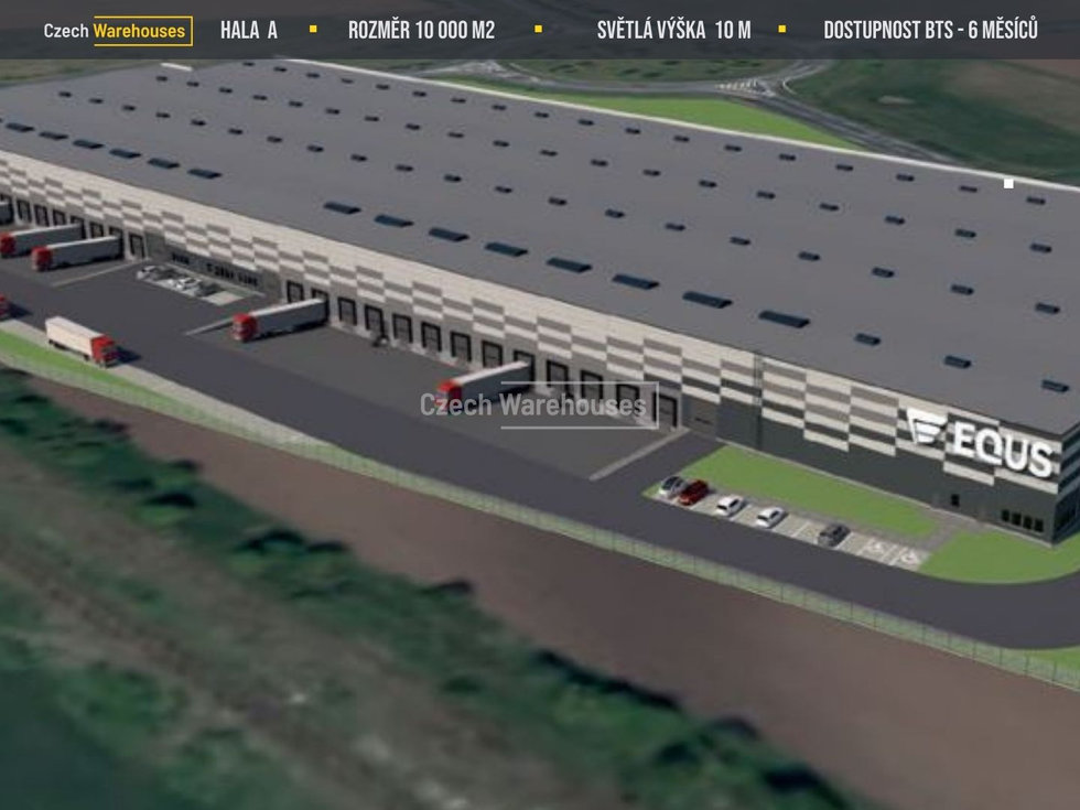 Pronájem skladu 10000 m², Lovosice