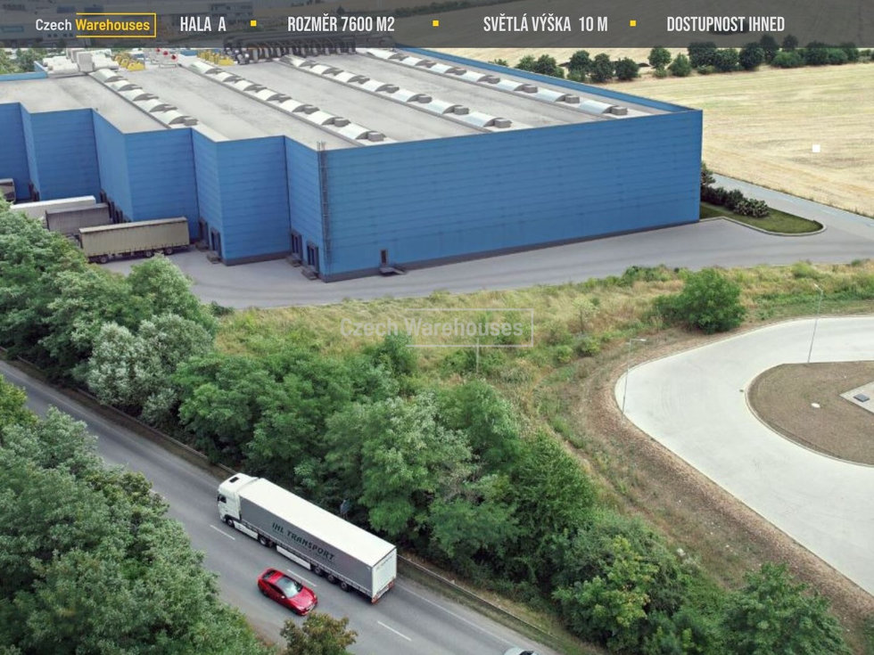 Pronájem skladu 7600 m², Kozomín