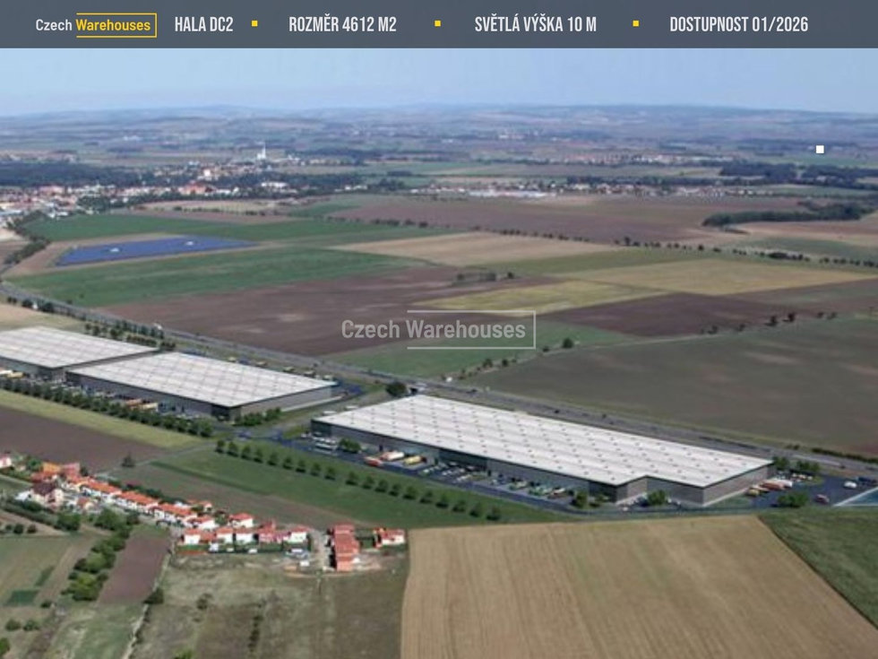 Pronájem skladu 4612 m², Syrovice