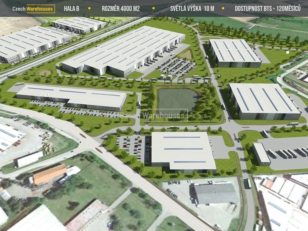 Pronájem Ostatních komerčních prostor 4100 m², České Budějovice