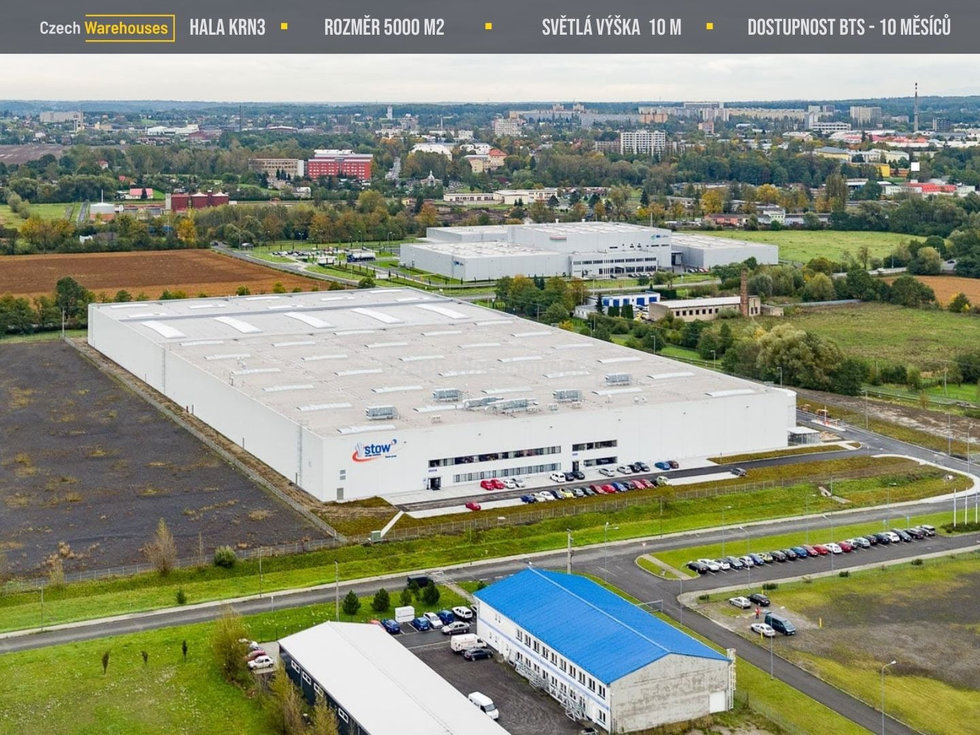 Pronájem skladu 5000 m², Karviná