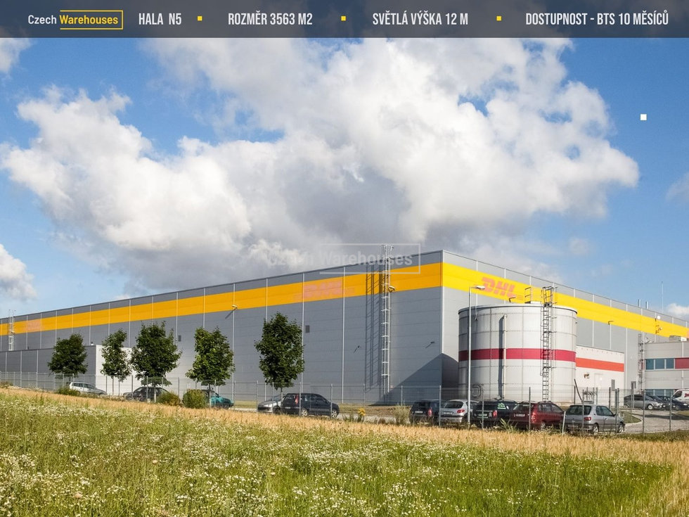 Pronájem skladu 3553 m², Mladá Boleslav