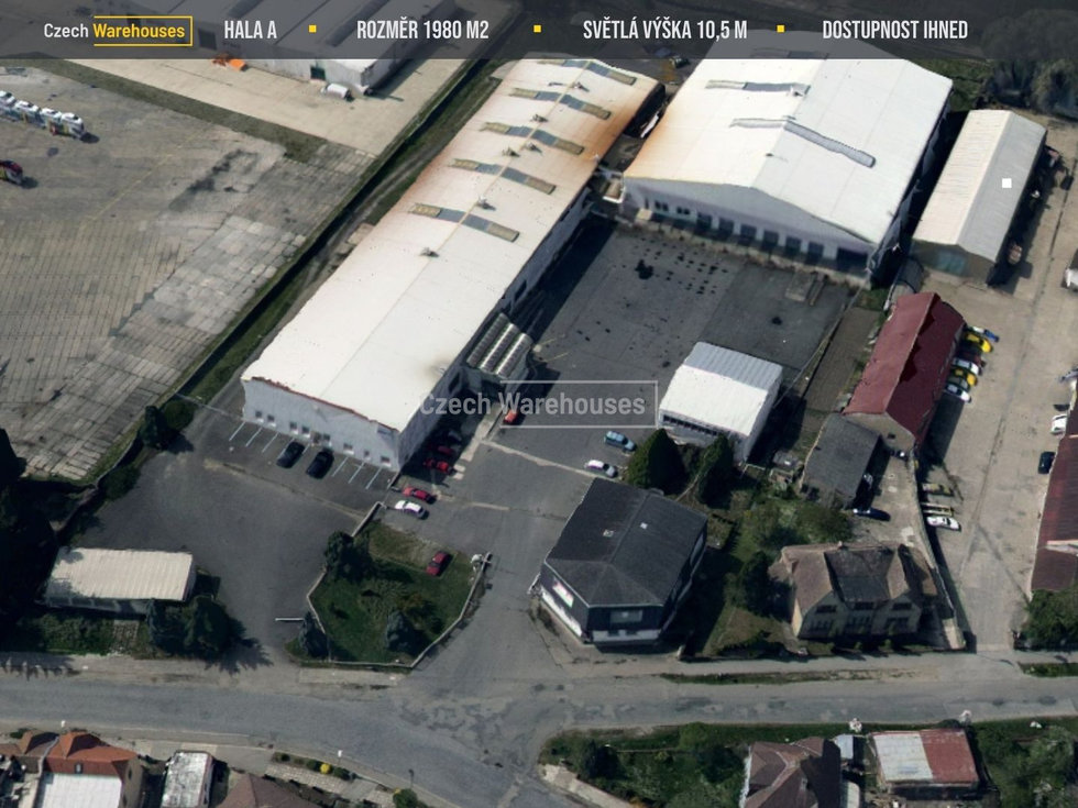 Pronájem skladu 2000 m², Lysá nad Labem