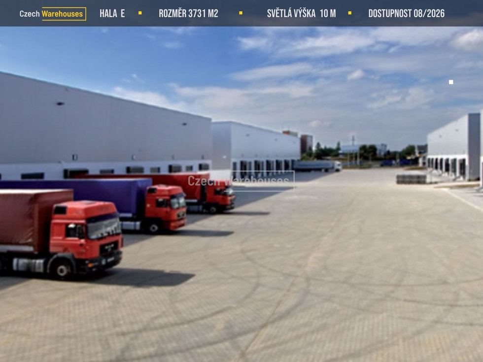 Pronájem skladu 3731 m², Plzeň
