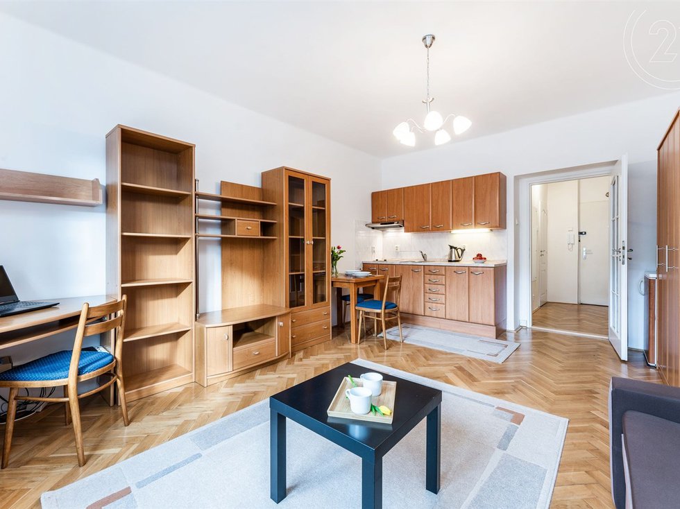 Pronájem bytu 1+kk, garsoniery 28 m², Praha