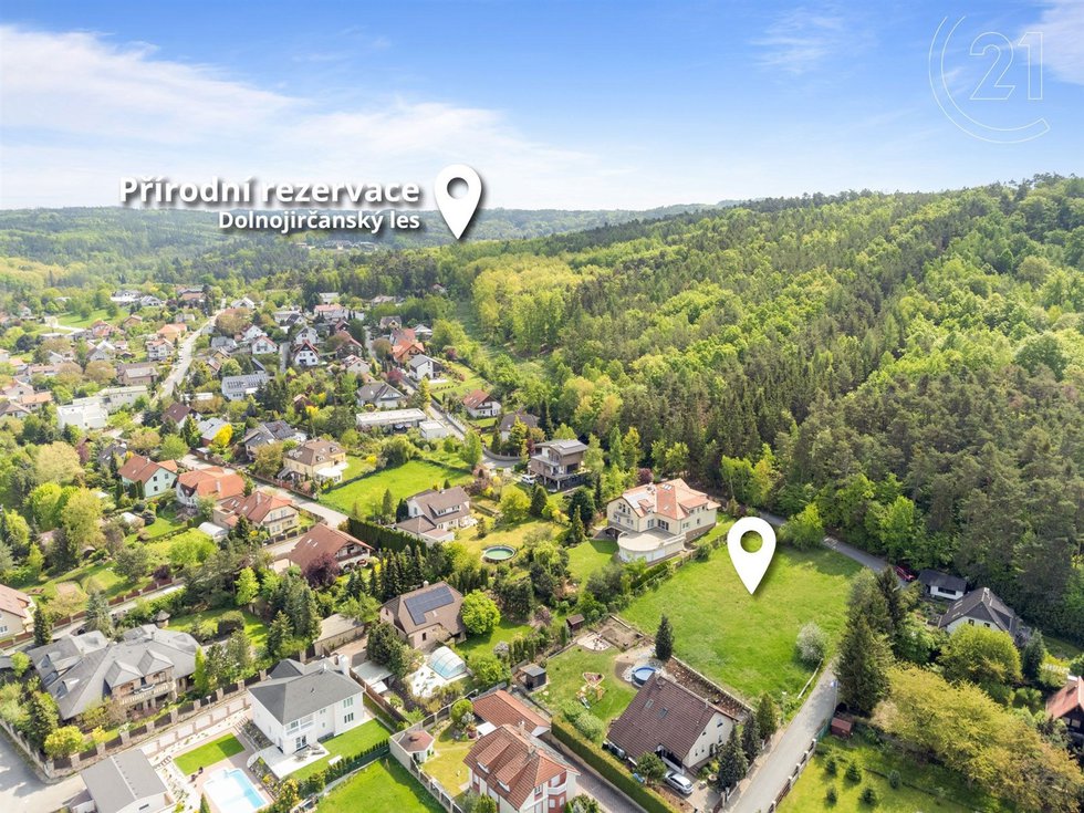 Prodej stavební parcely 1711 m², Psáry