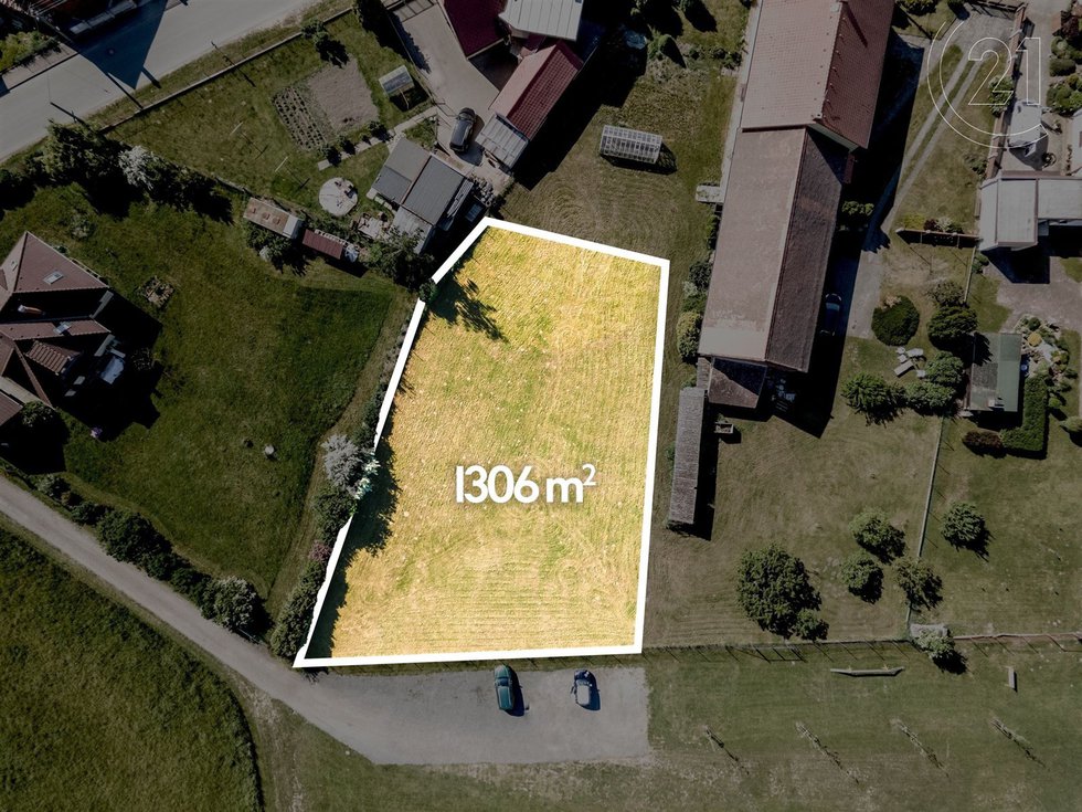 Prodej stavební parcely 1306 m², Praskačka