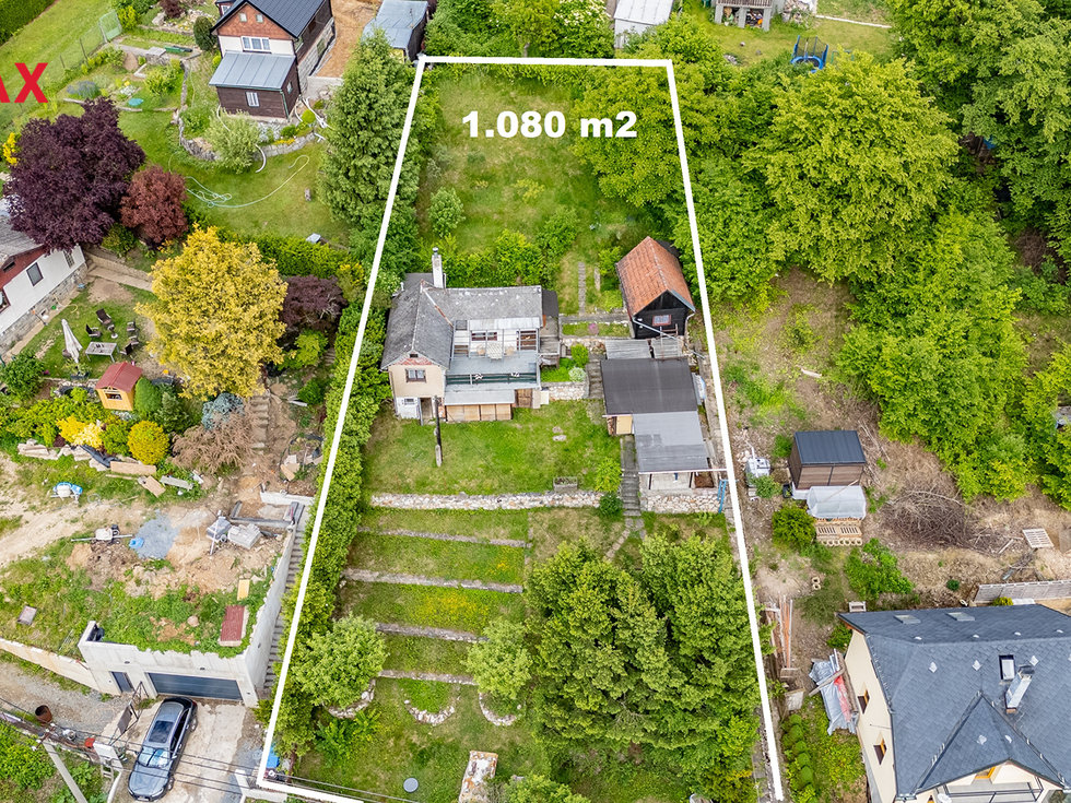 Prodej stavební parcely 1080 m², Jílové u Prahy
