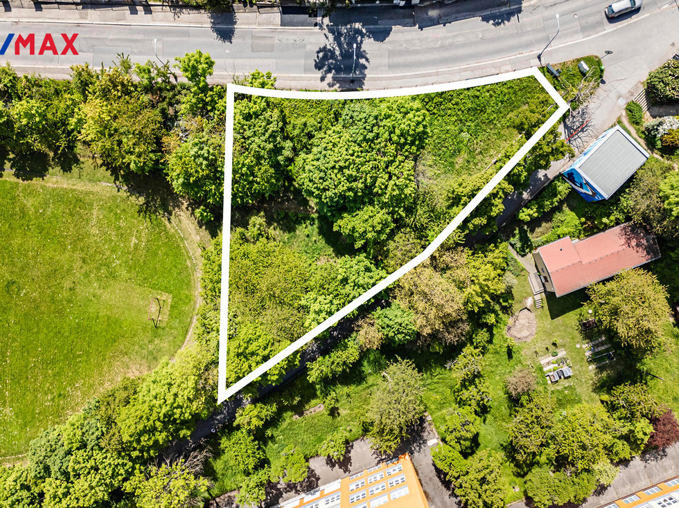 Prodej stavební parcely 882 m², Praha