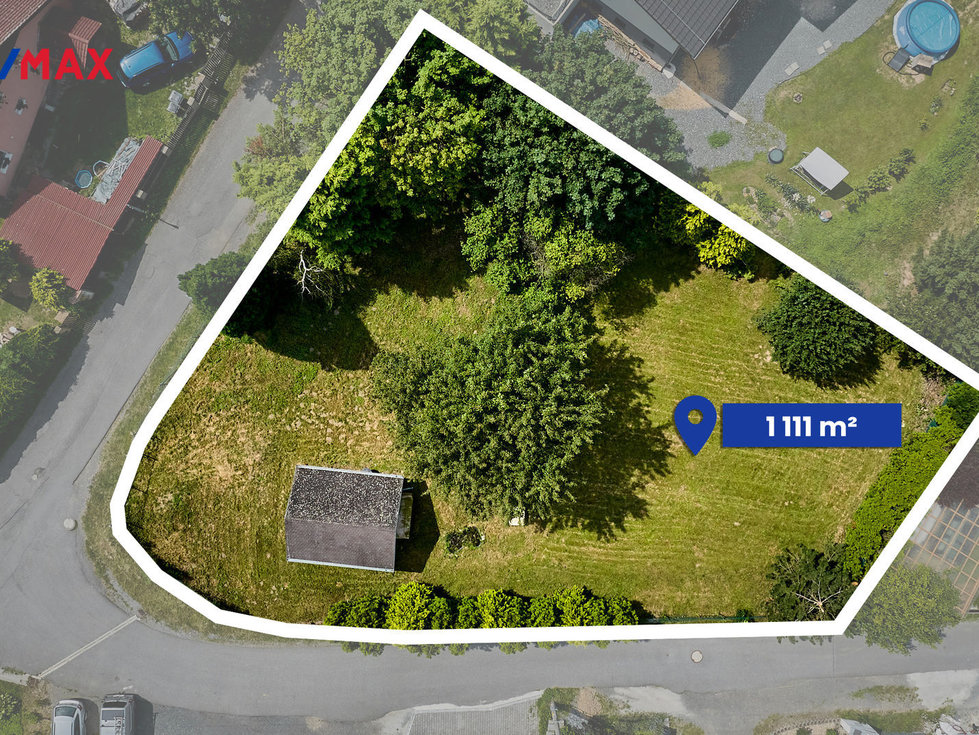 Prodej stavební parcely 1111 m², Nová Ves pod Pleší