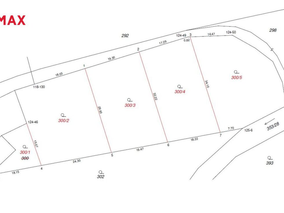 Prodej stavební parcely 700 m², Lovčičky