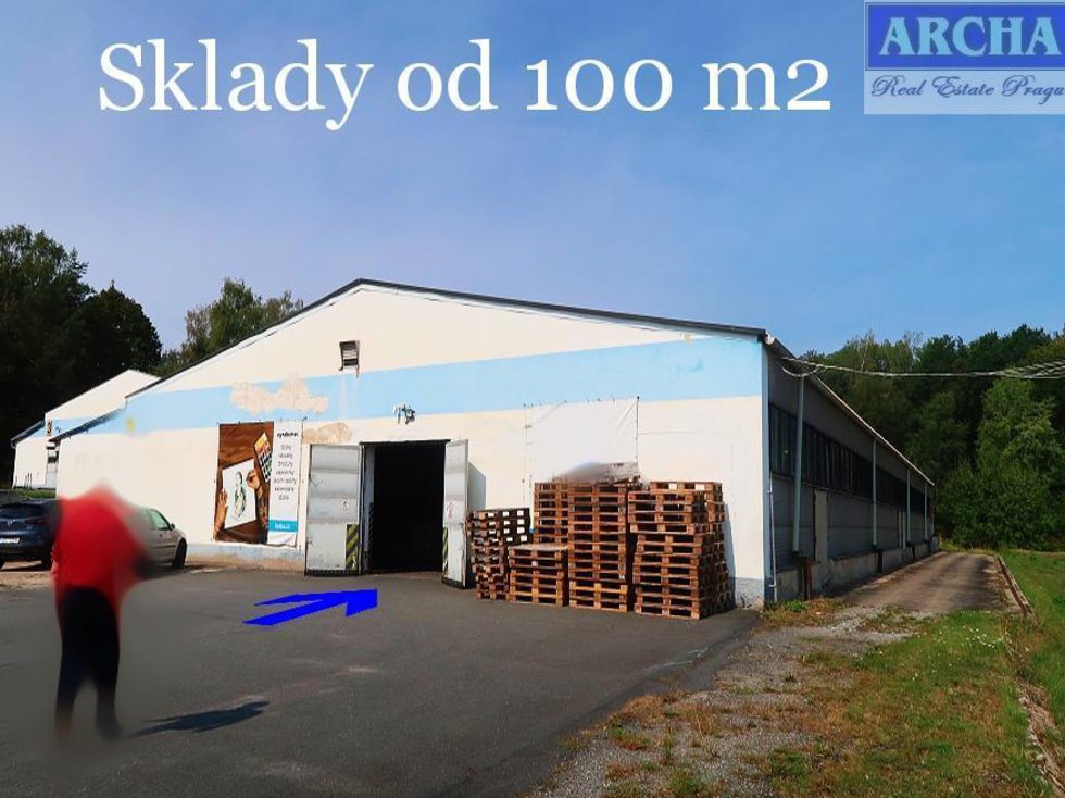 Pronájem skladu 220 m², Vrchotovy Janovice
