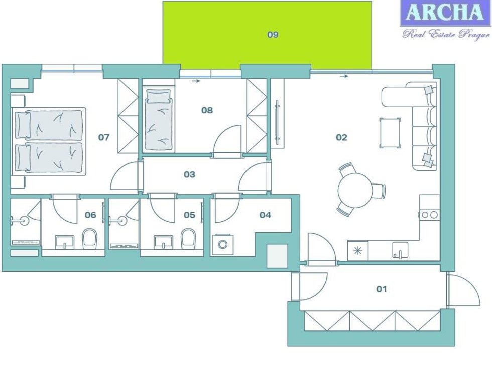 Prodej bytu 3+kk 85 m², Praha