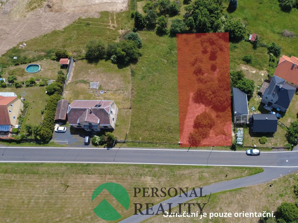 Prodej stavební parcely 1041 m², Chyše