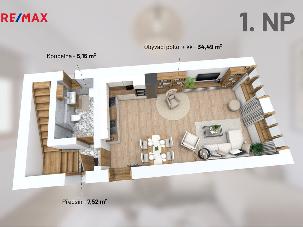 Prodej bytu 5+kk 132 m², Třeština