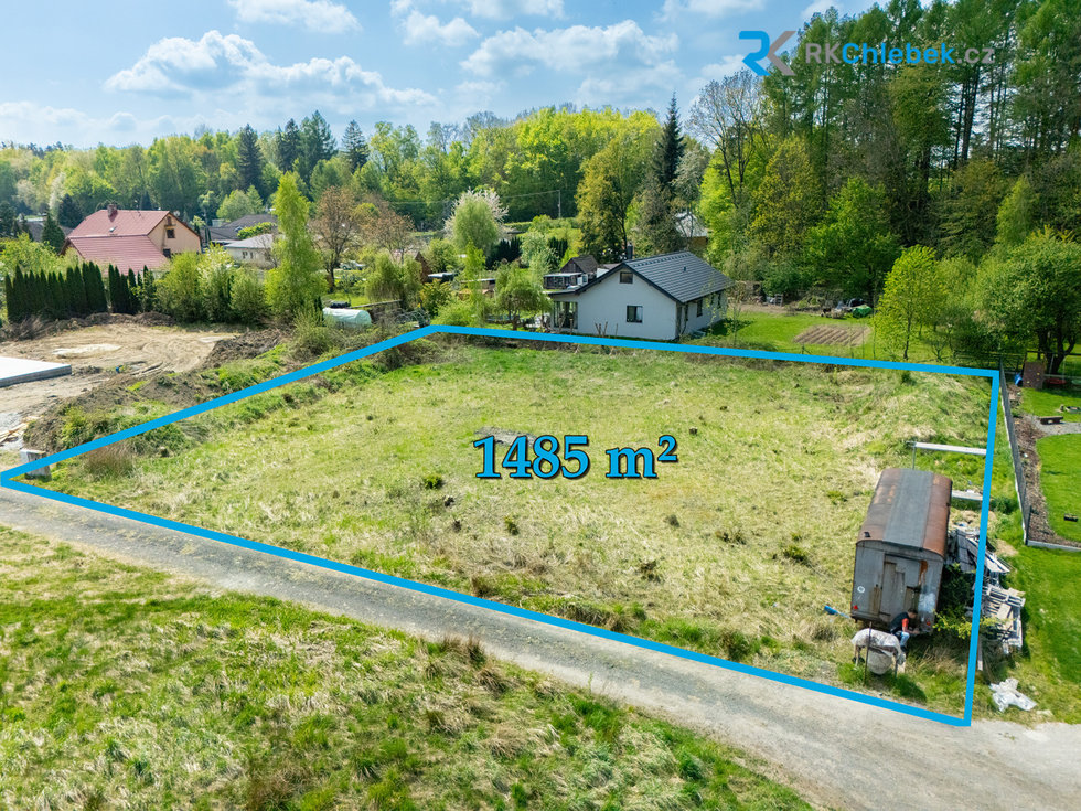 Prodej stavební parcely 1485 m², Baška