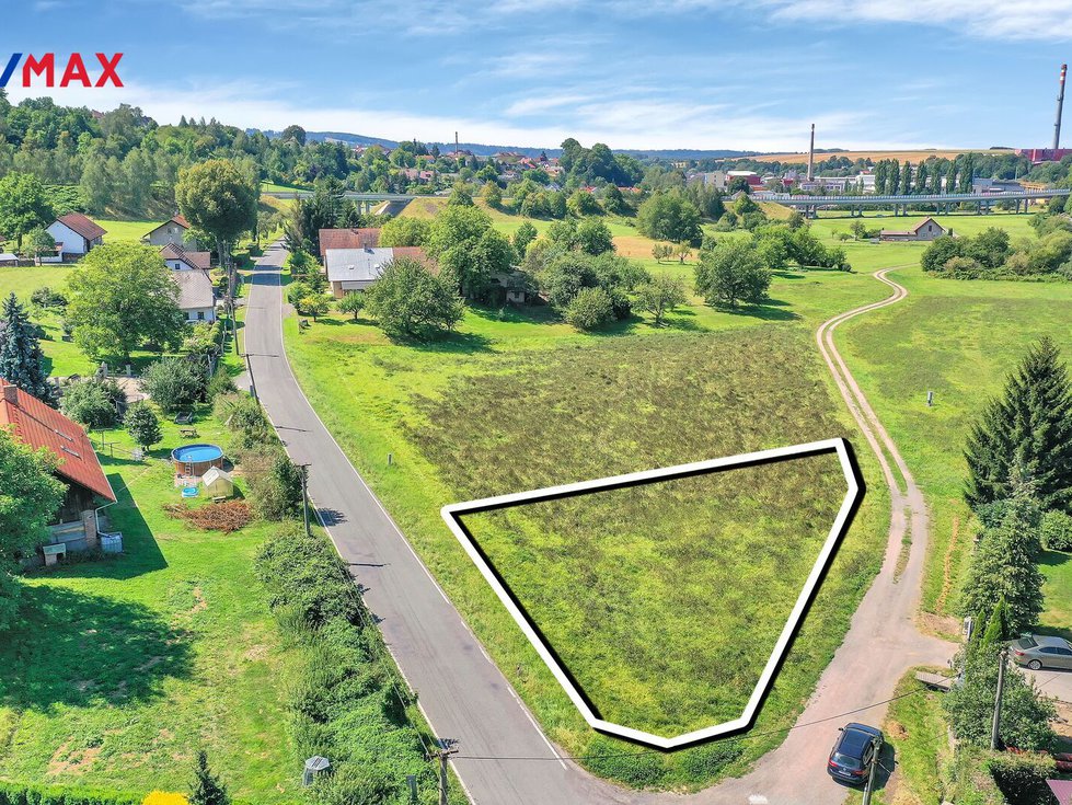 Prodej stavební parcely 1057 m², Vamberk