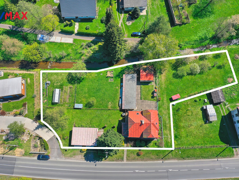 Prodej stavební parcely 2377 m², Červená Voda
