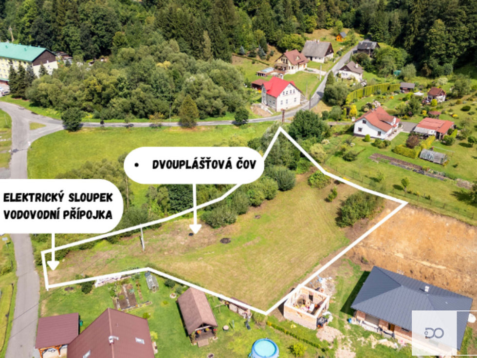 Prodej stavební parcely 2393 m², Plavy