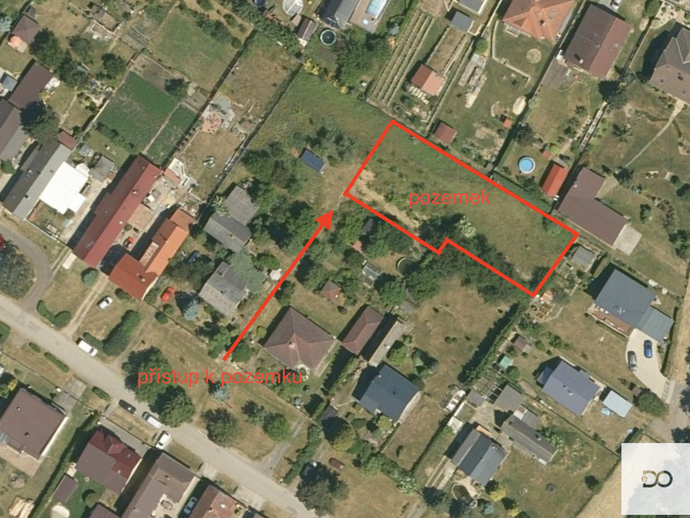 Prodej stavební parcely 1097 m², Benátky nad Jizerou